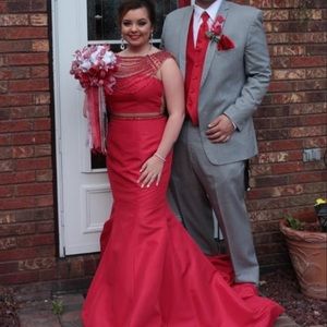 Red prom dress